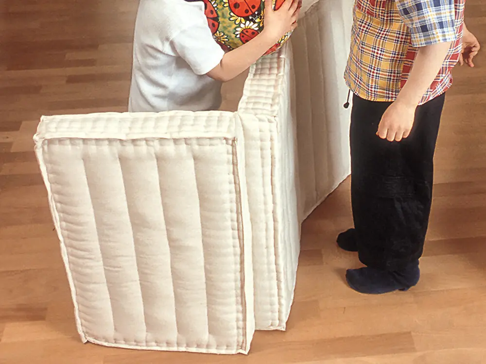 Detailbild Kapok Baby Matratze